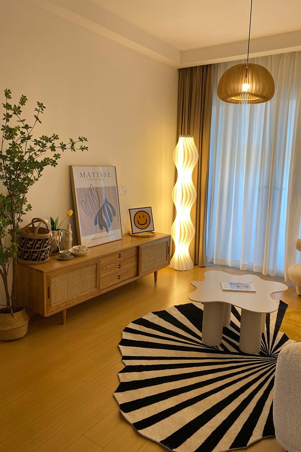 Dotha Contemporary Floor Lamp-Neutral Decor