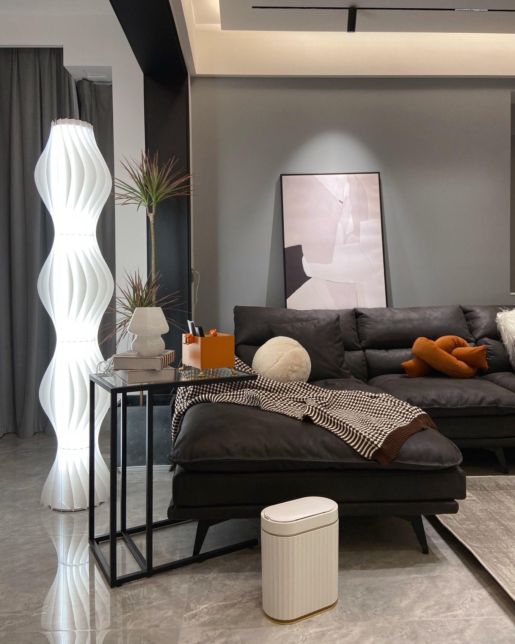 Dotha Contemporary Floor Lamp-Neutral Decor