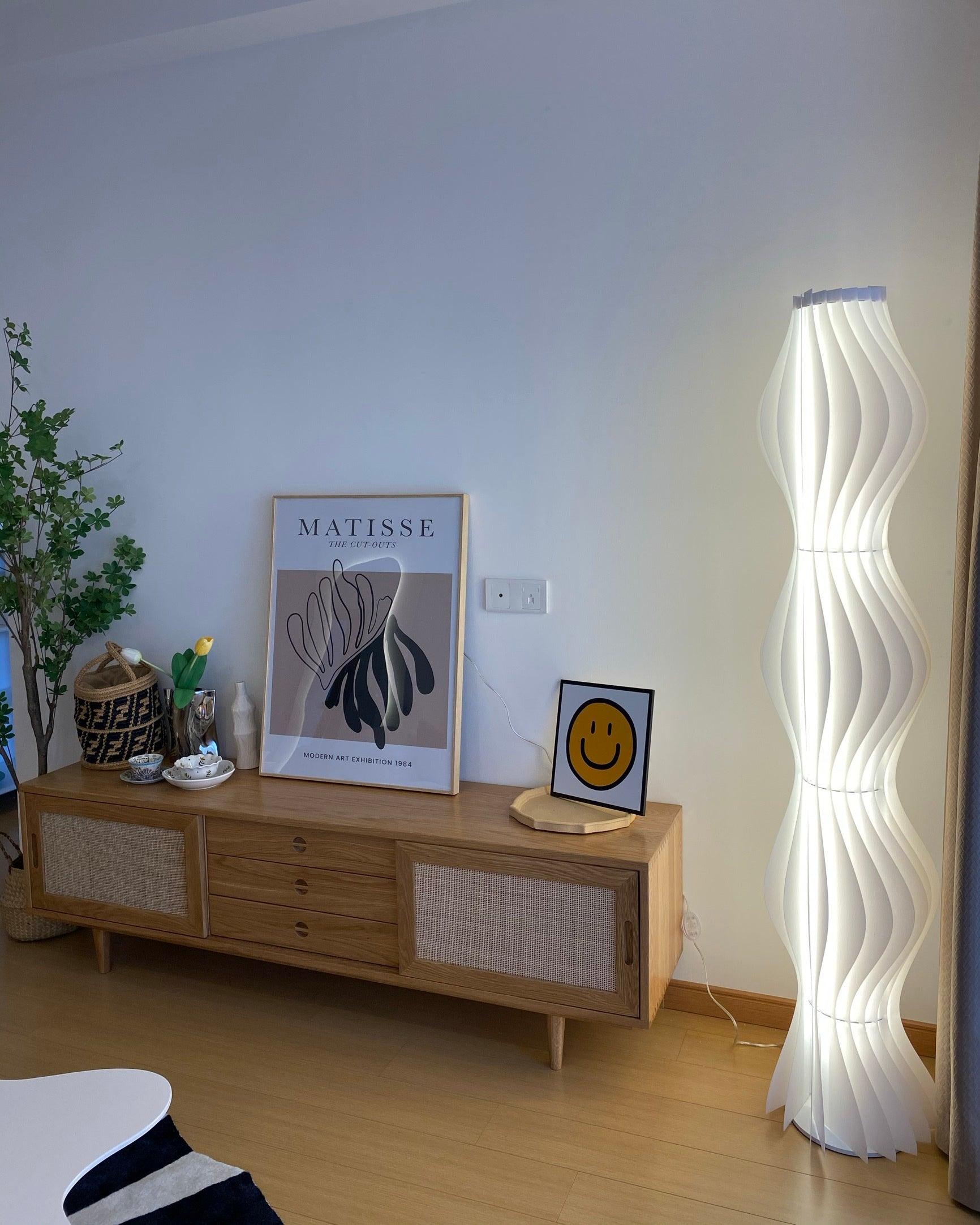 Dotha Contemporary Floor Lamp-Neutral Decor