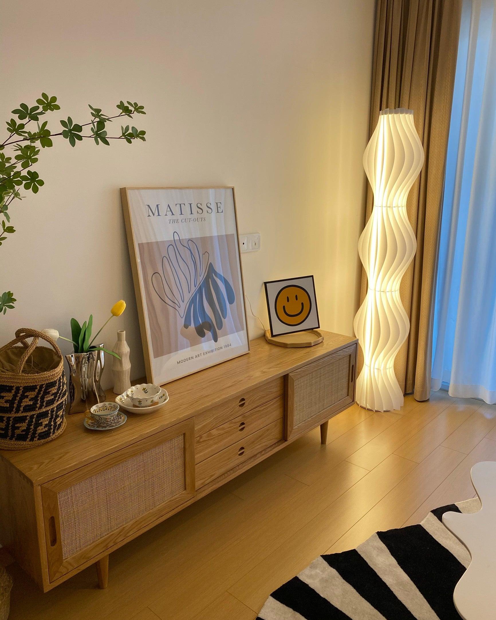 Dotha Contemporary Floor Lamp-Neutral Decor