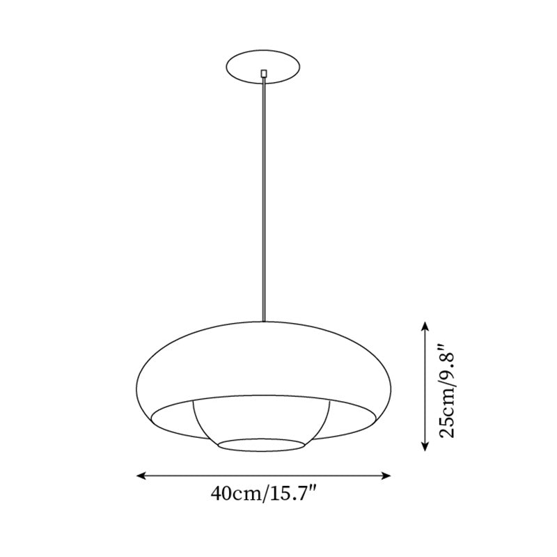 Duvio Black Pendant Light