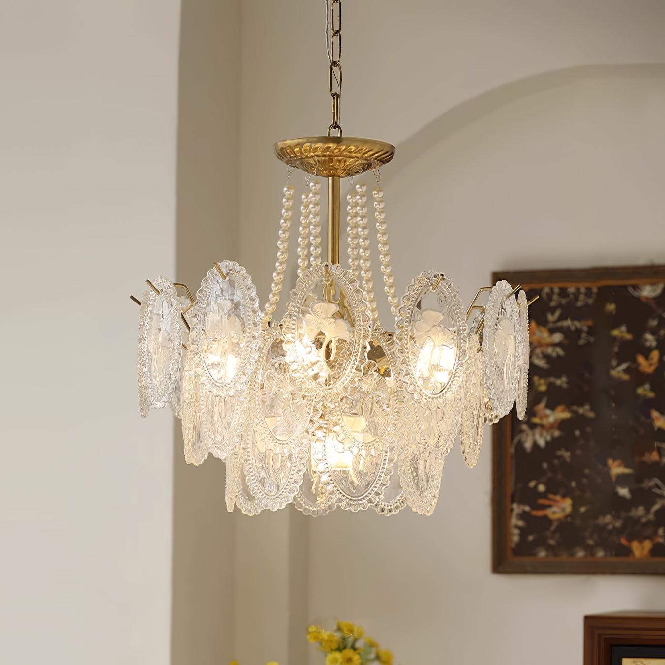 Havin Chandelier Lustrous pearls