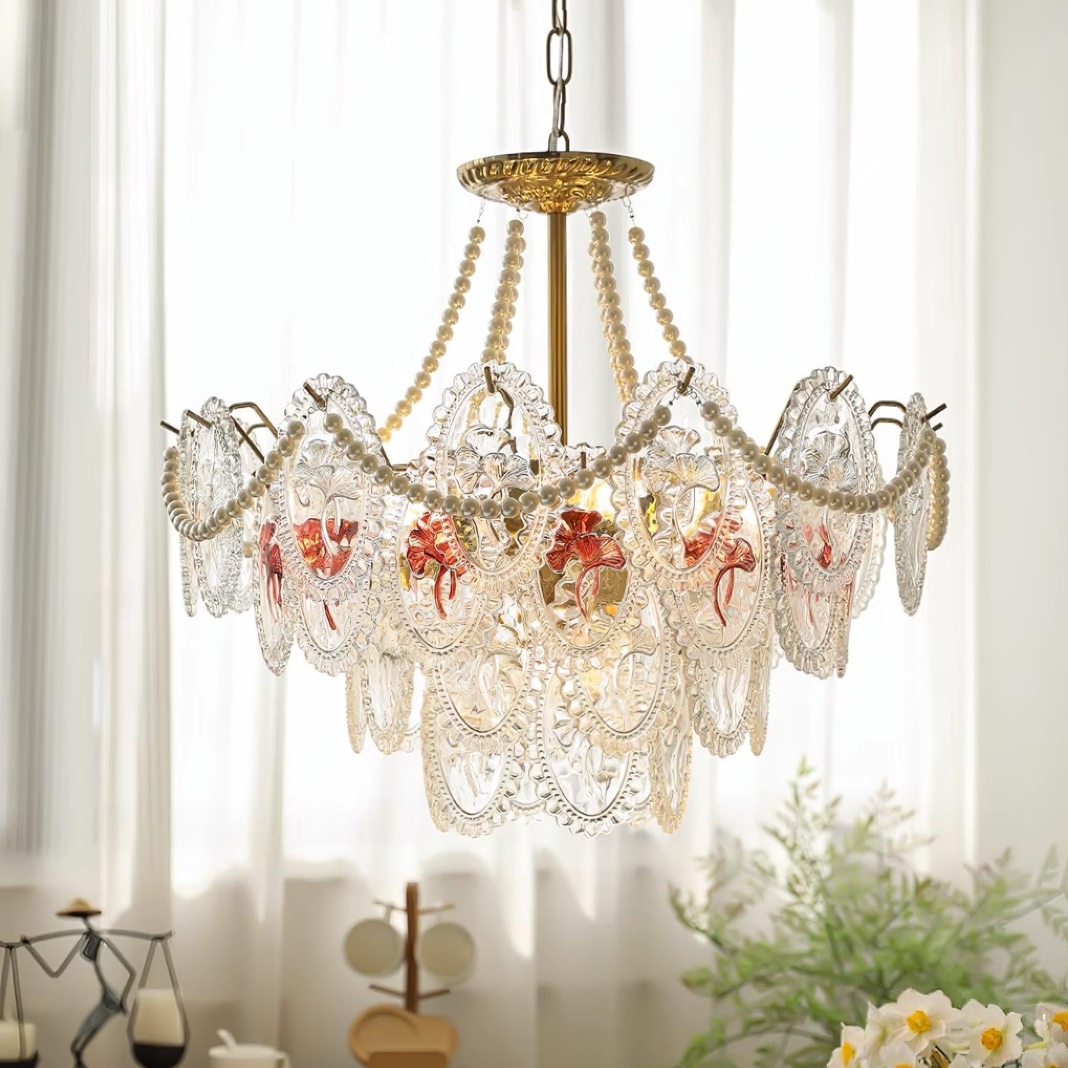 Havin Chandelier Lustrous pearls