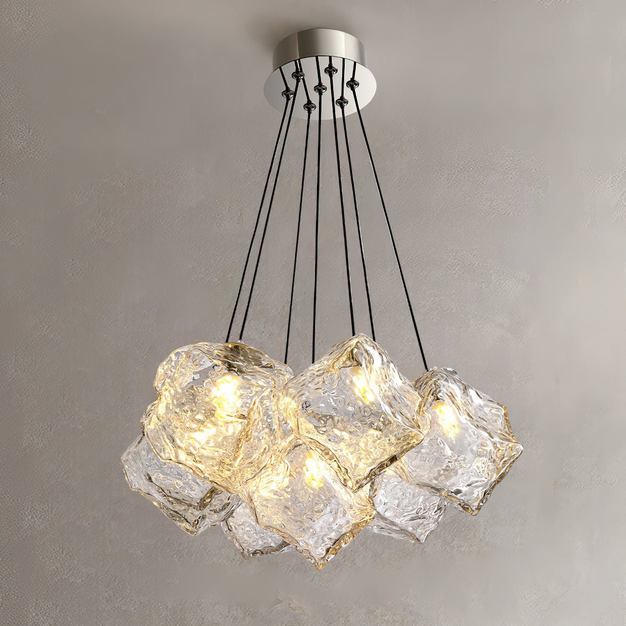 Aurora Chandelier Ice Sparkling-Neutral Decor