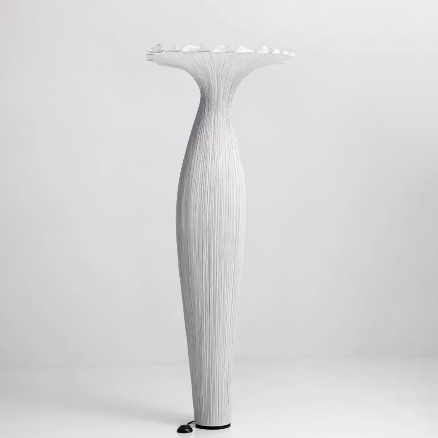 Zarinir Organic Fabric Floor Lamp-Neutral Decor