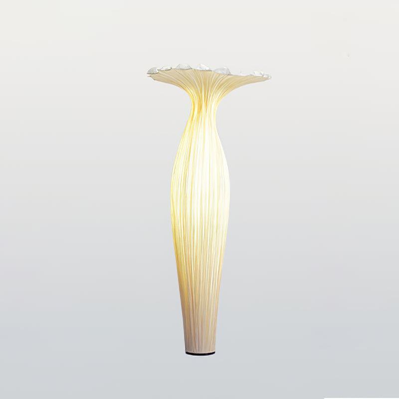 Zarinir Organic Fabric Floor Lamp-Neutral Decor