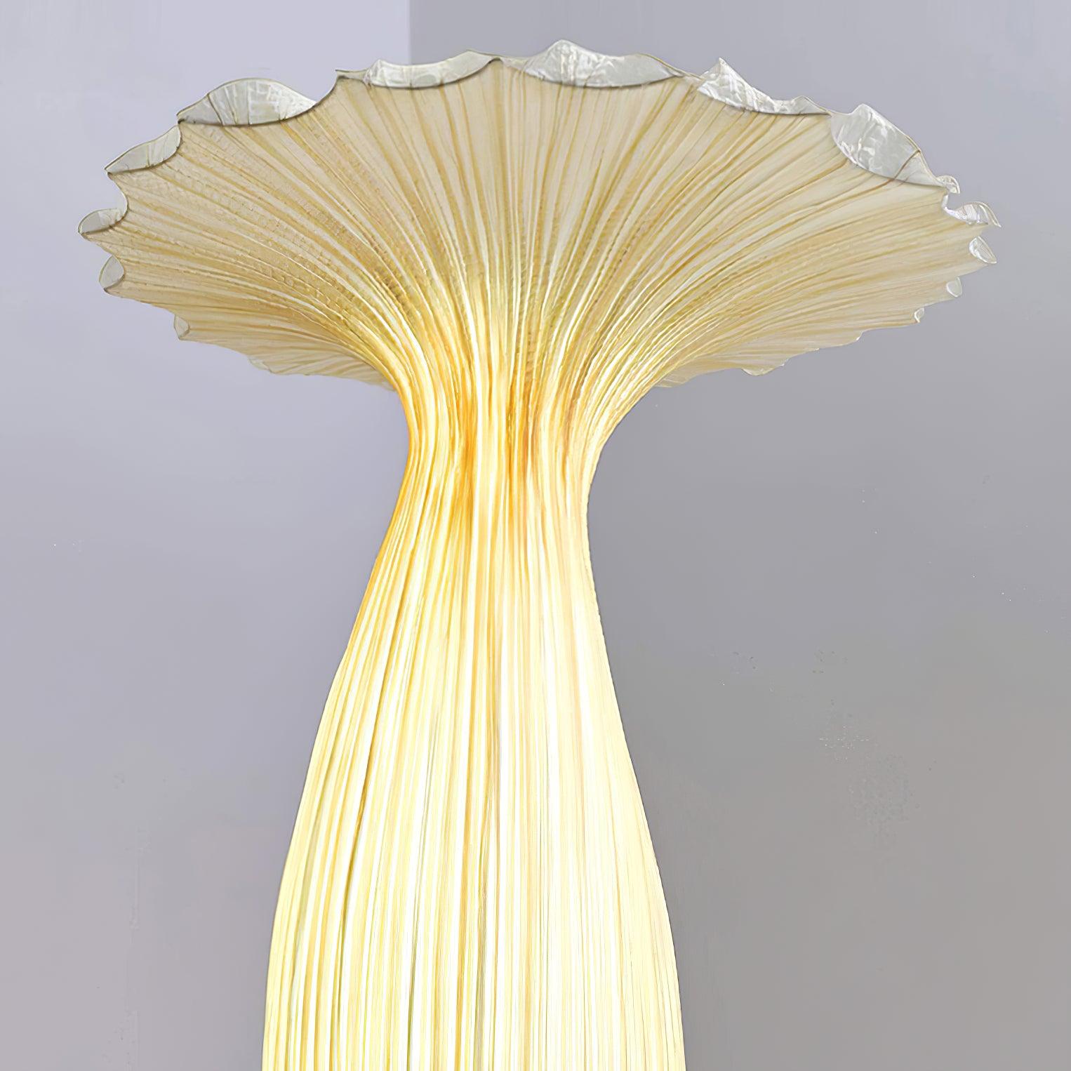 Zarinir Organic Fabric Floor Lamp-Neutral Decor