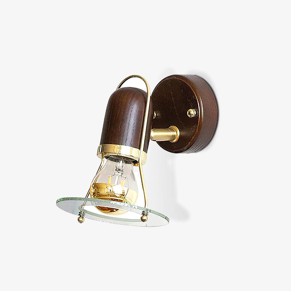 Rave Wood Retro Wall Light-Neutral Decor