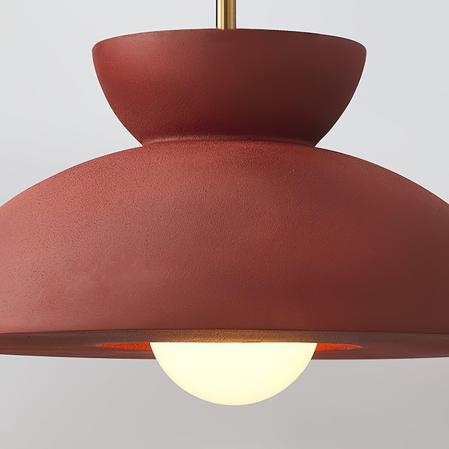 Vlorael Resin Industrial Pendant Lamp-Neutral Decor