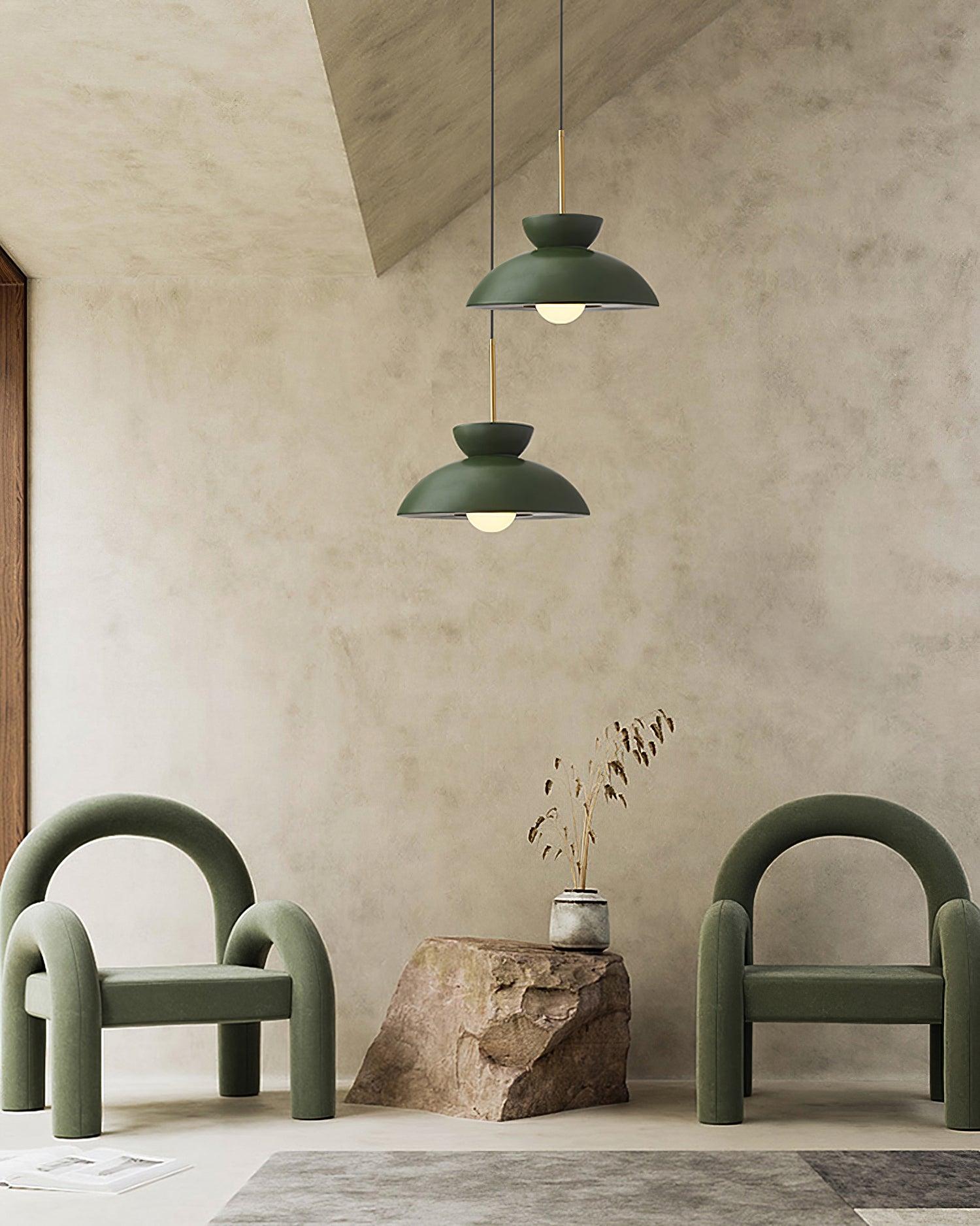 Vlorael Resin Industrial Pendant Lamp-Neutral Decor