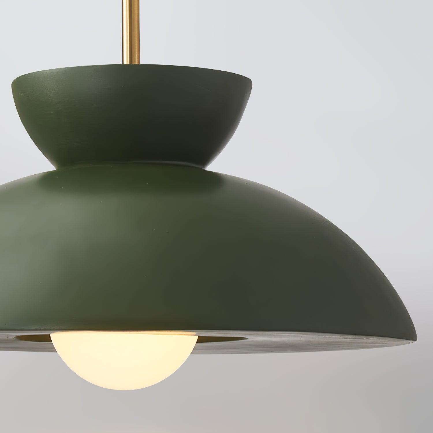 Vlorael Resin Industrial Pendant Lamp-Neutral Decor