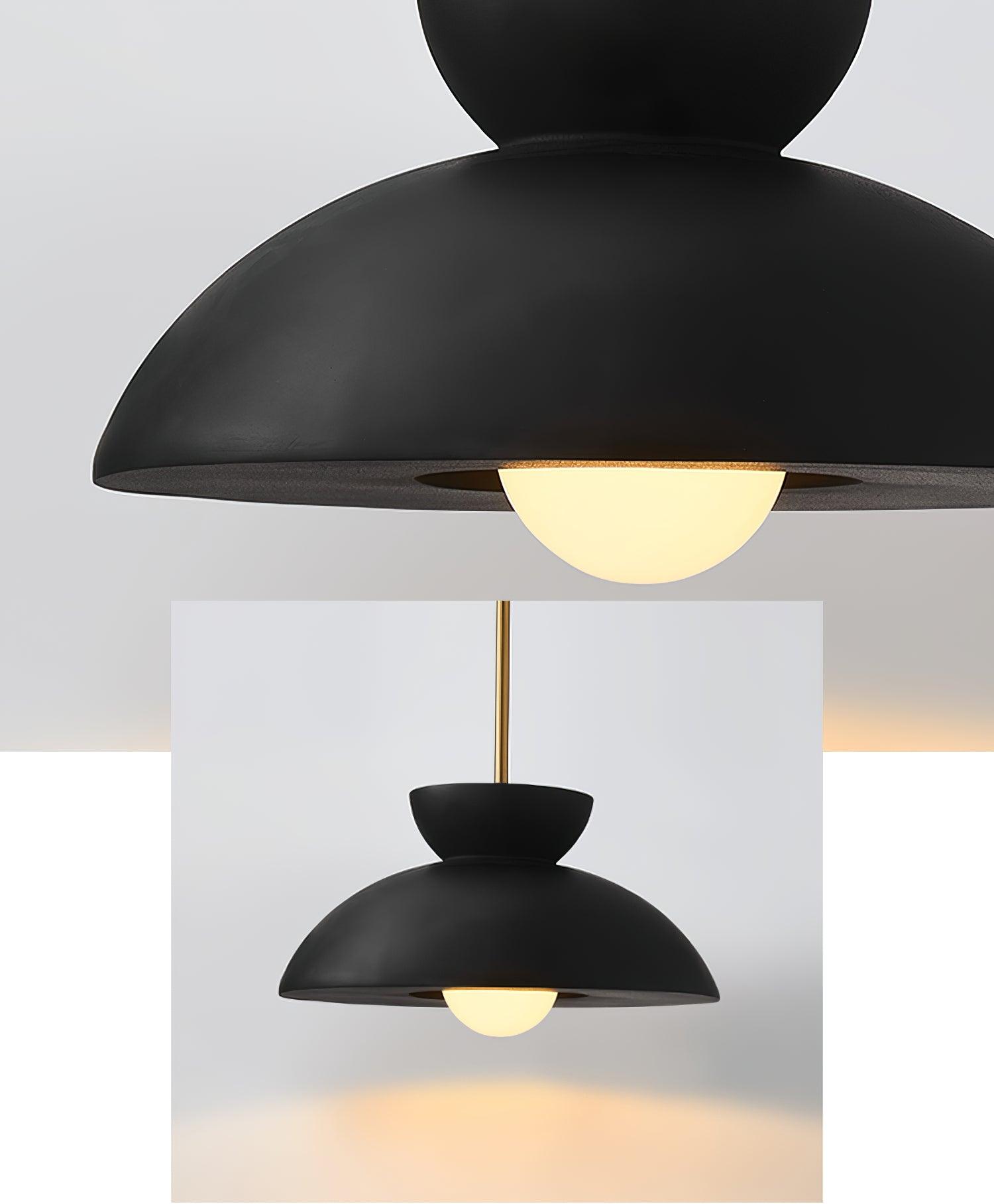 Vlorael Resin Industrial Pendant Lamp-Neutral Decor