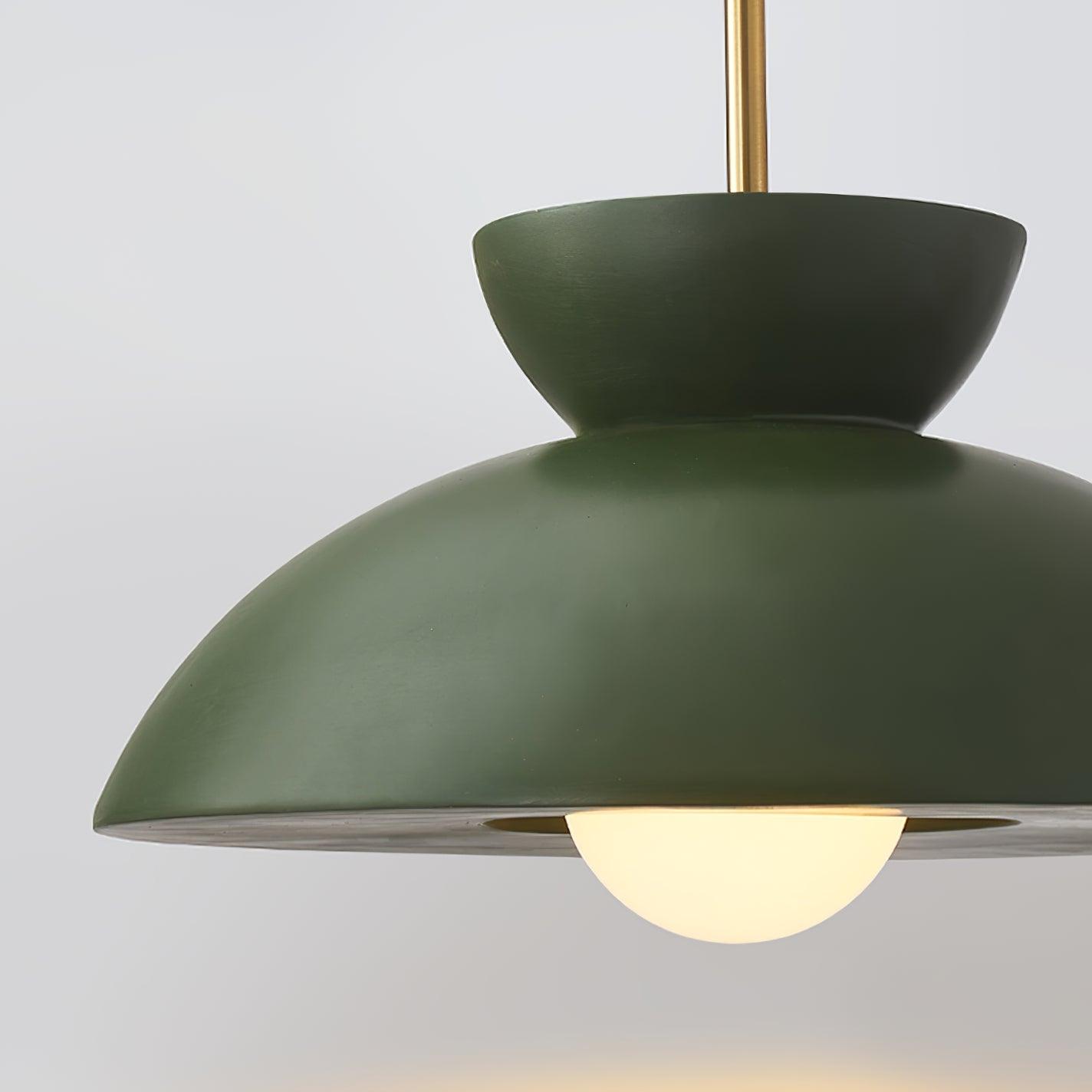 Vlorael Resin Industrial Pendant Lamp-Neutral Decor