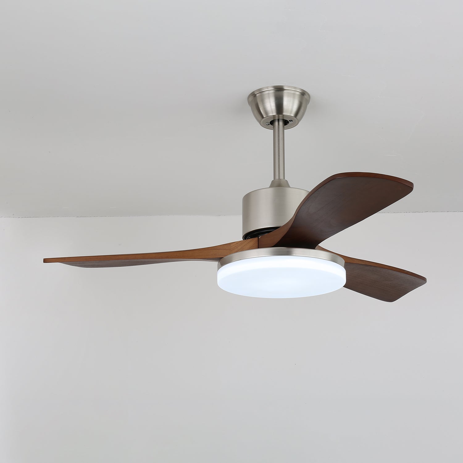 Selora Brass Wood Ceiling Fan Light-Neutral Decor