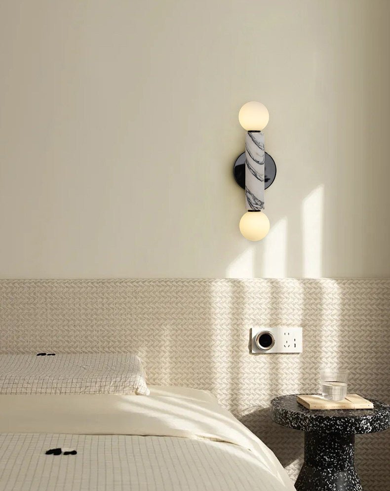 Obelisk Orb Sconce-Neutral Decor