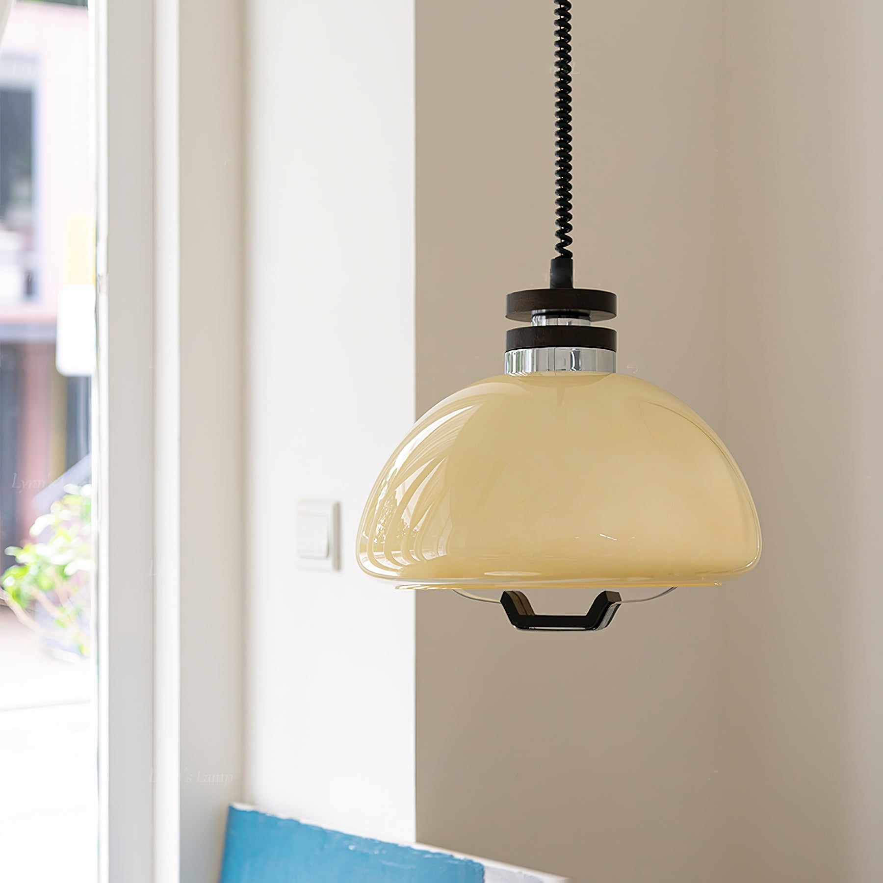 Avvinel Nordic Art Pudding Wood Pendant Light-Neutral Decor