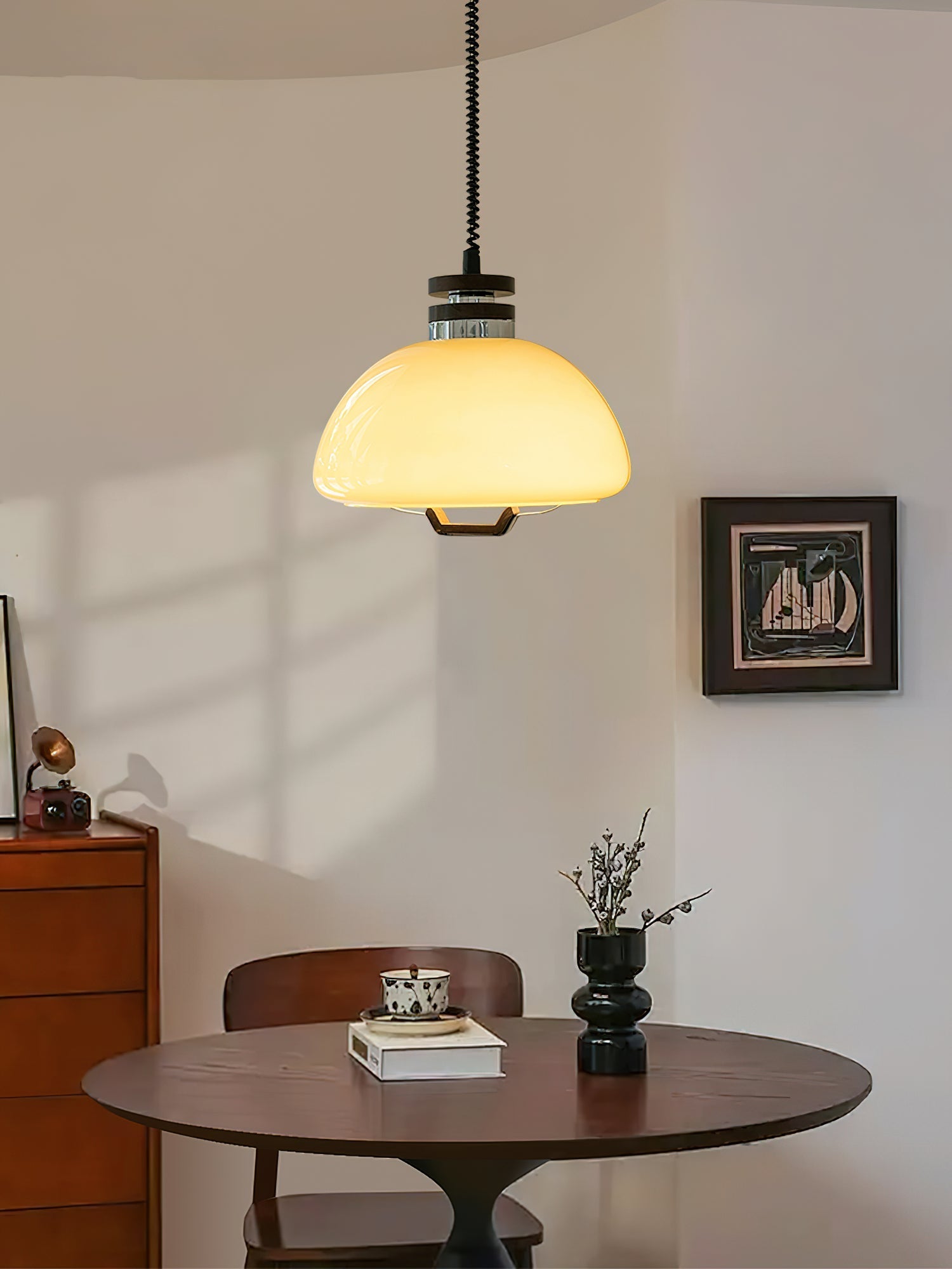 Avvinel Nordic Art Pudding Wood Pendant Light-Neutral Decor