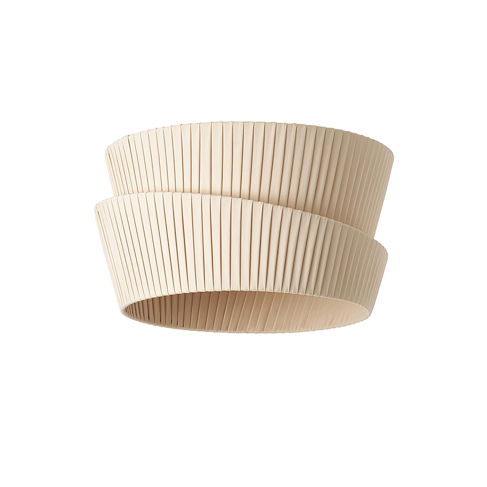 Xlenis Natural Unique Twist Fabric Ceiling Lamp-Neutral Decor