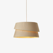 Ilira PremiumElegance Twist Fabric Pendant Lamp-Neutral Decor