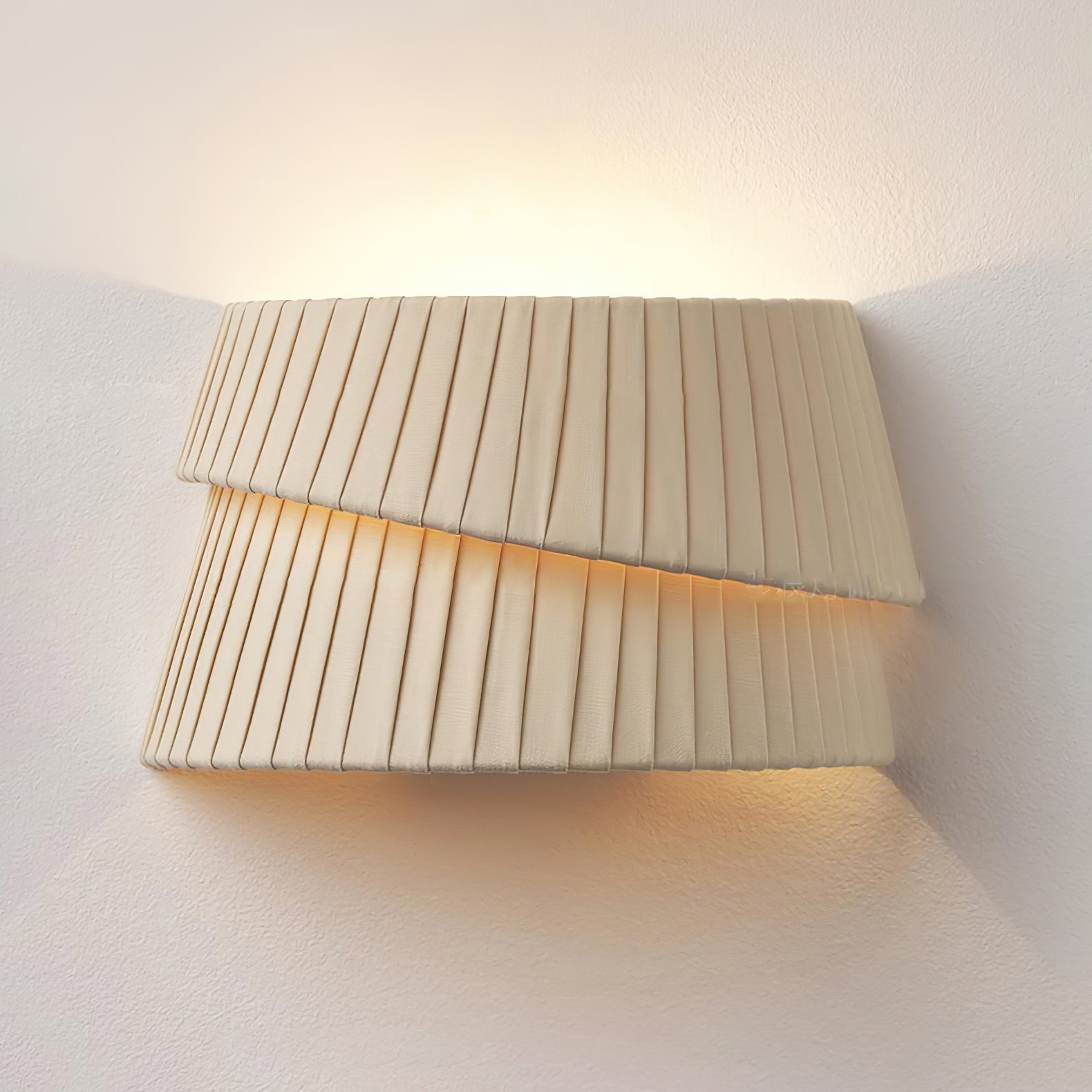 Cevelarae Premium Nordic Art Twist Fabric Wall Lamp-Neutral Decor