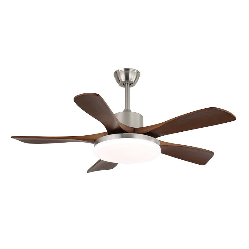 Elara Modern Brass Wood Ceiling Fan Light-Neutral Decor