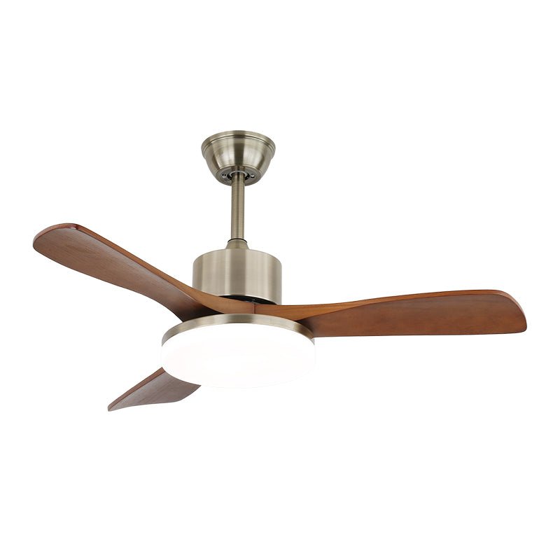 Elara Modern Brass Wood Ceiling Fan Light-Neutral Decor