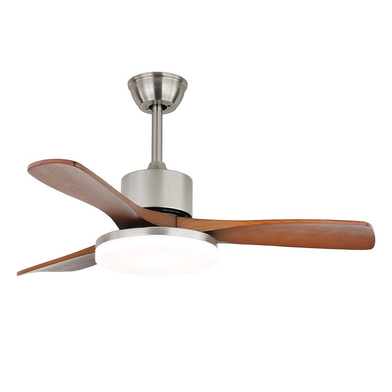 Elara Modern Brass Wood Ceiling Fan Light-Neutral Decor