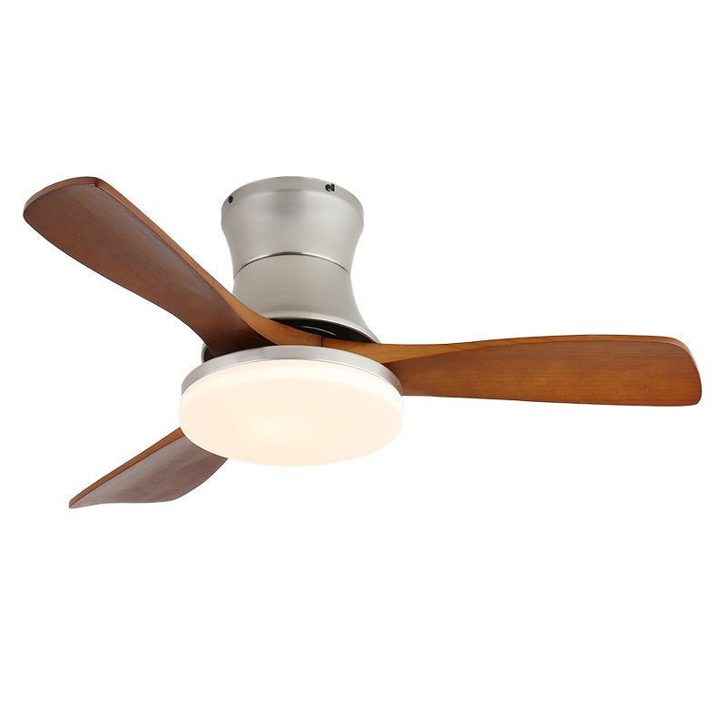 Elara Modern Brass Wood Ceiling Fan Light-Neutral Decor