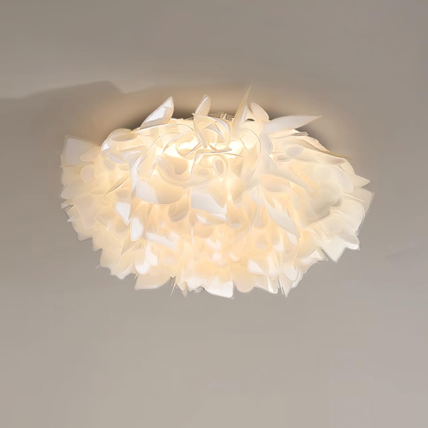 Ceiling Lamp Sculpted Petal Cluster Artistic Modern Statement