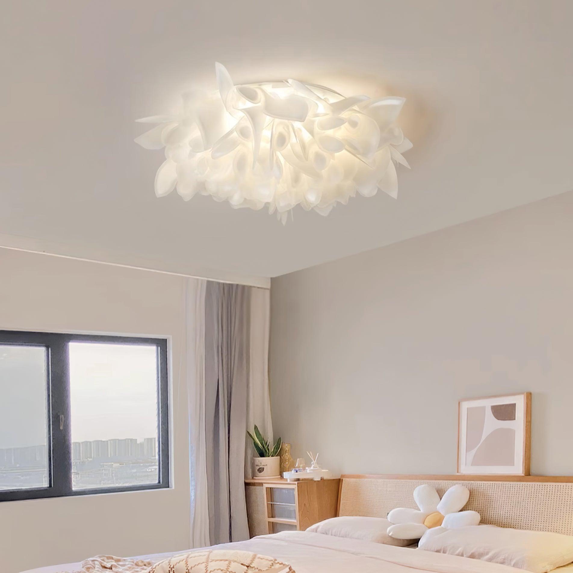 Ceiling Lamp Sculpted Petal Cluster Artistic Modern Statement