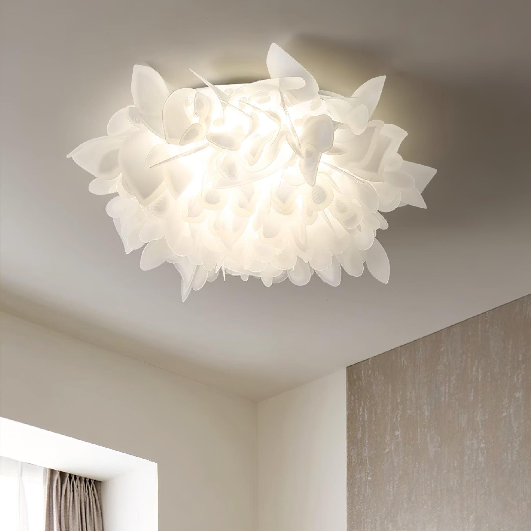 Ceiling Lamp Sculpted Petal Cluster Artistic Modern Statement