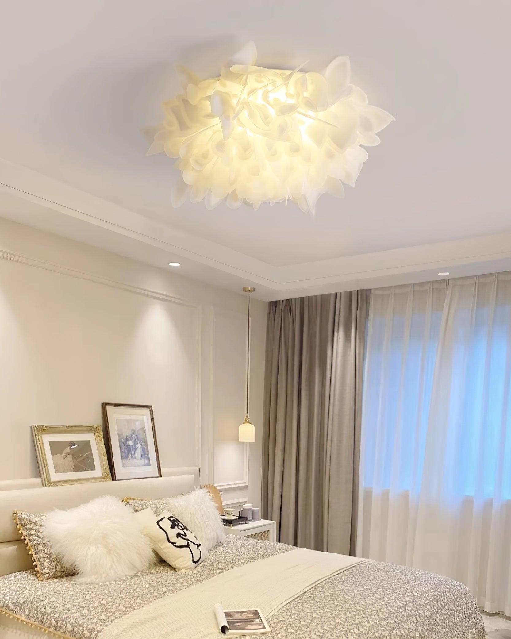 Ceiling Lamp Sculpted Petal Cluster Artistic Modern Statement