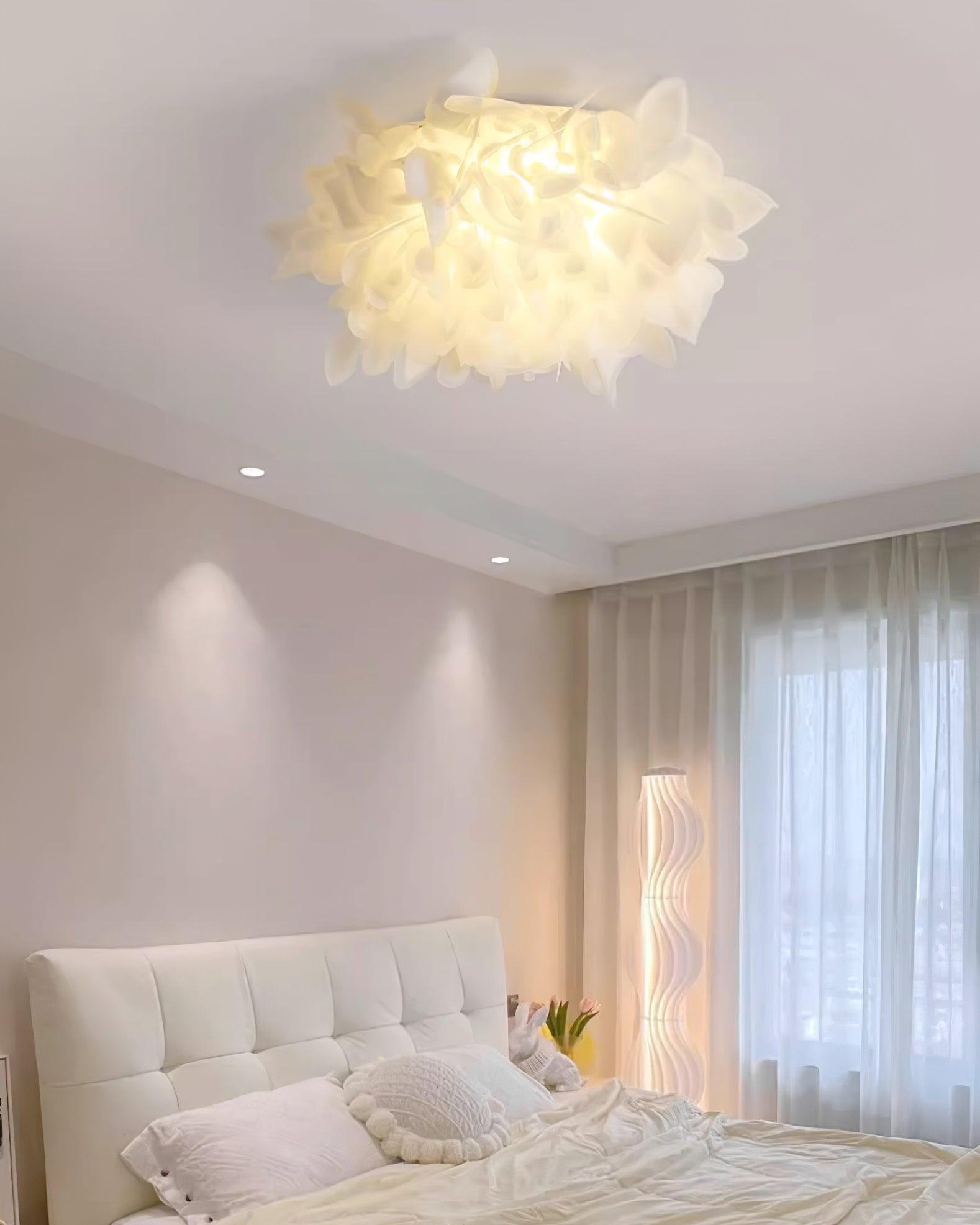 Ceiling Lamp Sculpted Petal Cluster Artistic Modern Statement