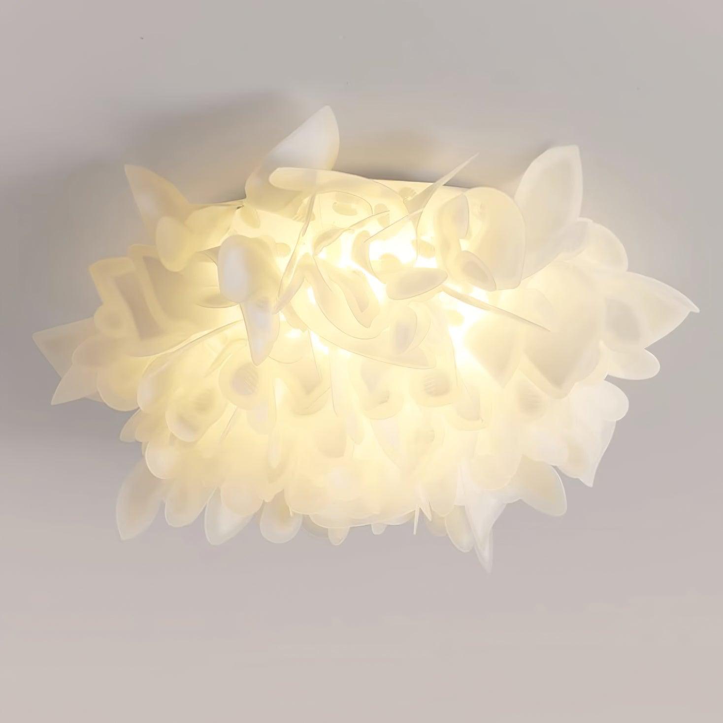 Ceiling Lamp Sculpted Petal Cluster Artistic Modern Statement