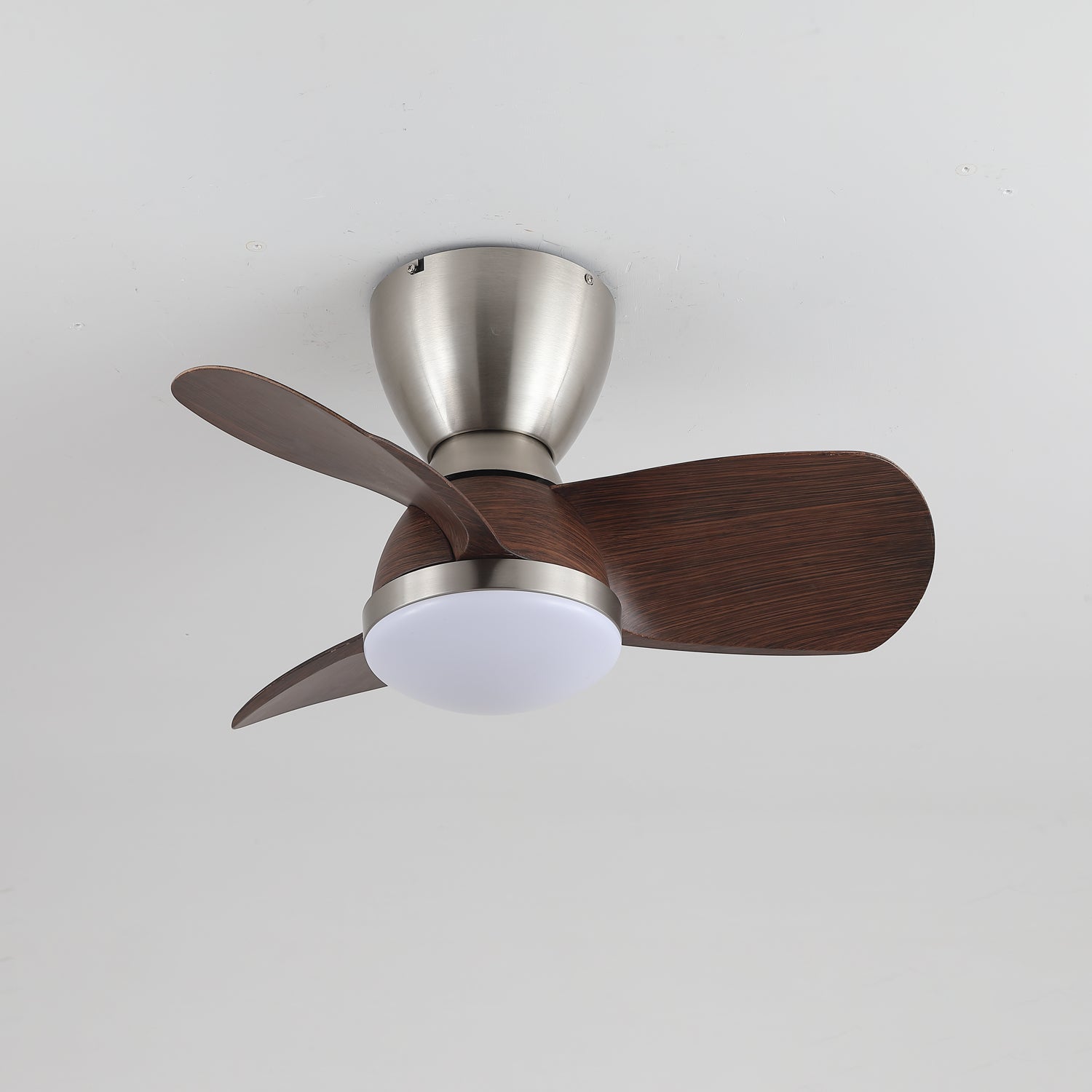 Elora Minimalist Brass Wood Ceiling Fan Light-Neutral Decor