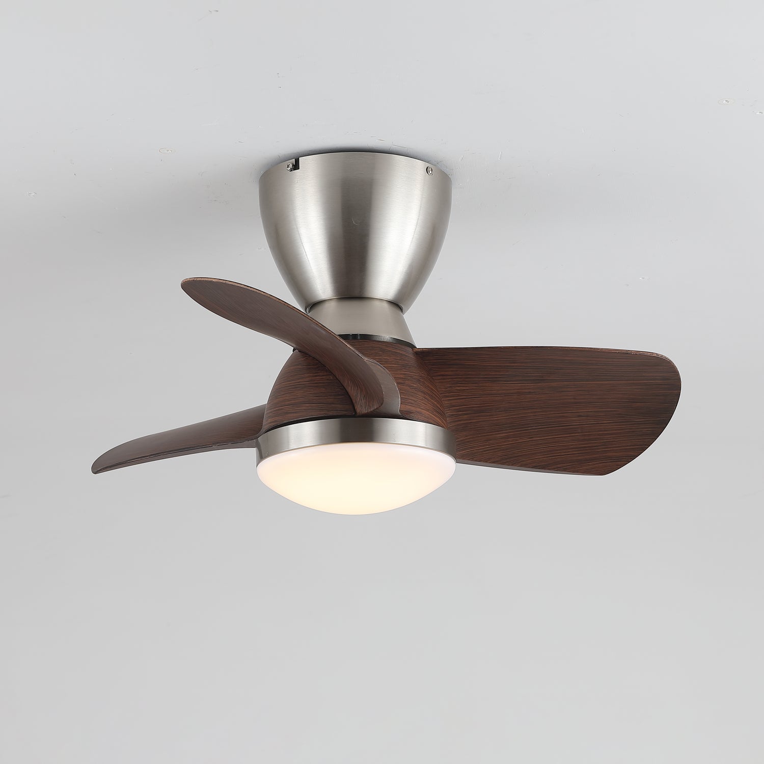Elora Minimalist Brass Wood Ceiling Fan Light-Neutral Decor