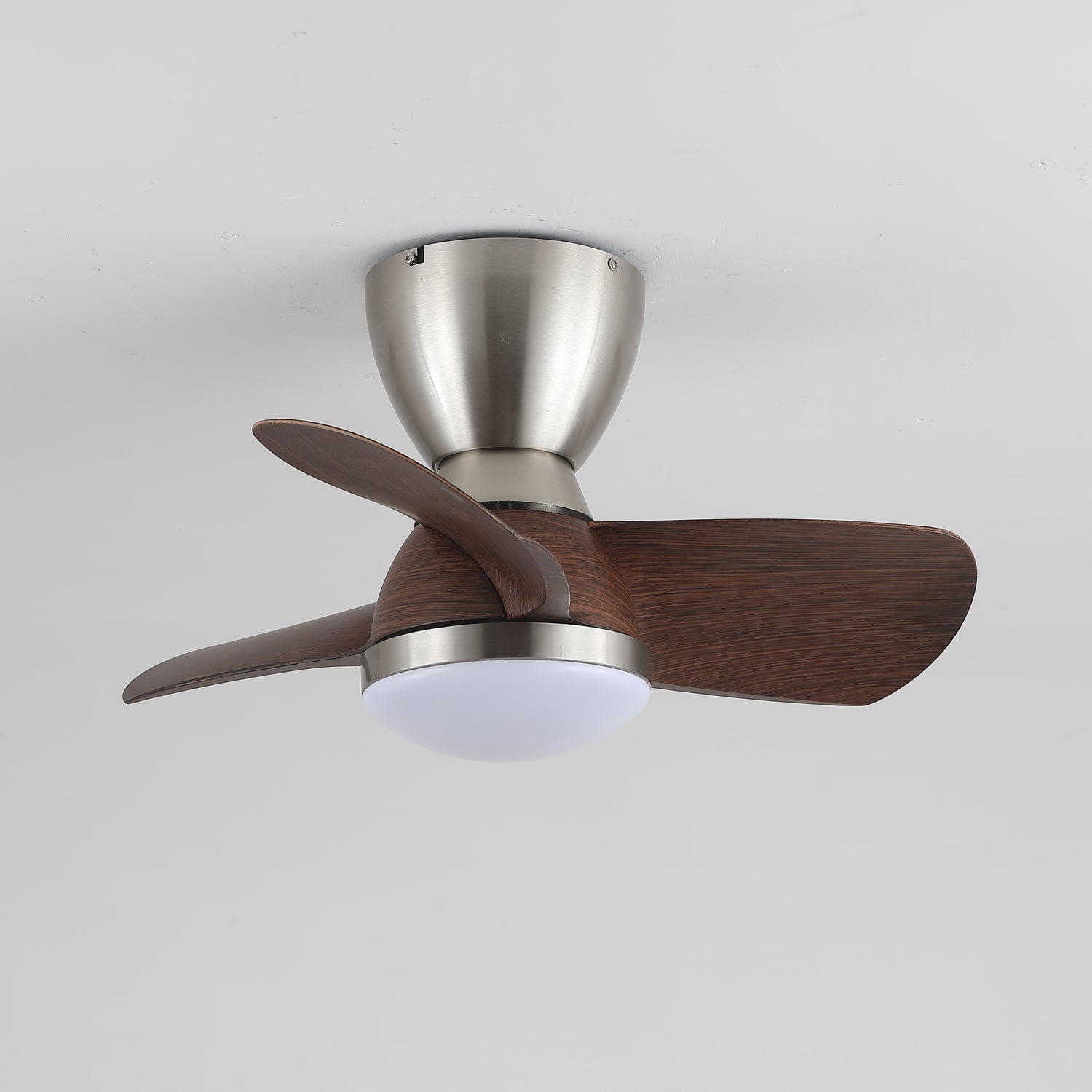 Elora Minimalist Brass Wood Ceiling Fan Light-Neutral Decor