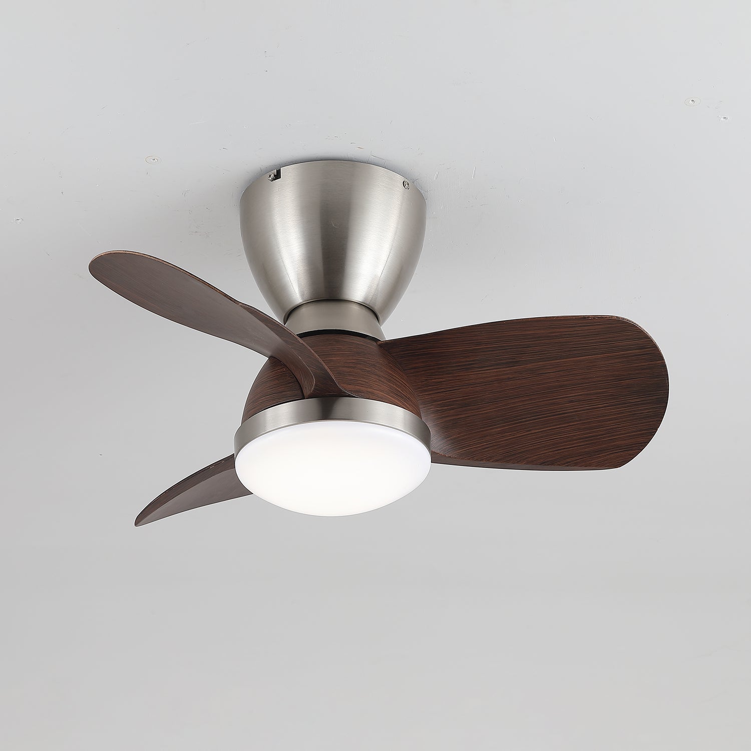 Elora Minimalist Brass Wood Ceiling Fan Light-Neutral Decor
