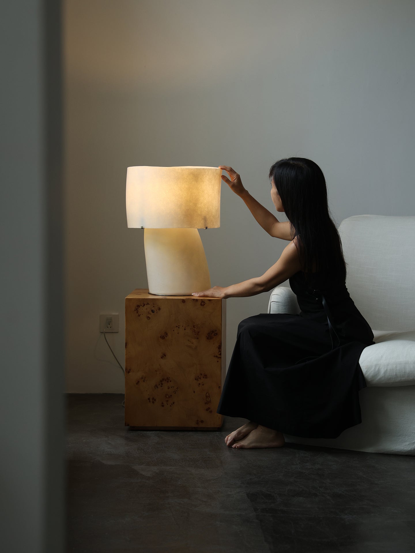 Lirvyn Table Lamp-Neutral Decor