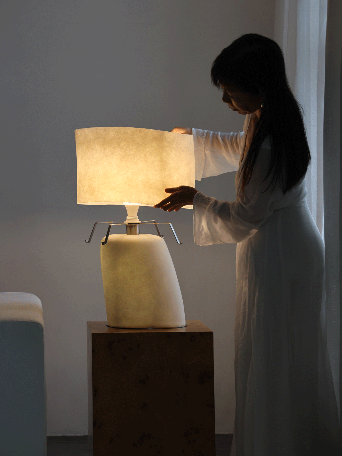 Lirvyn Table Lamp-Neutral Decor