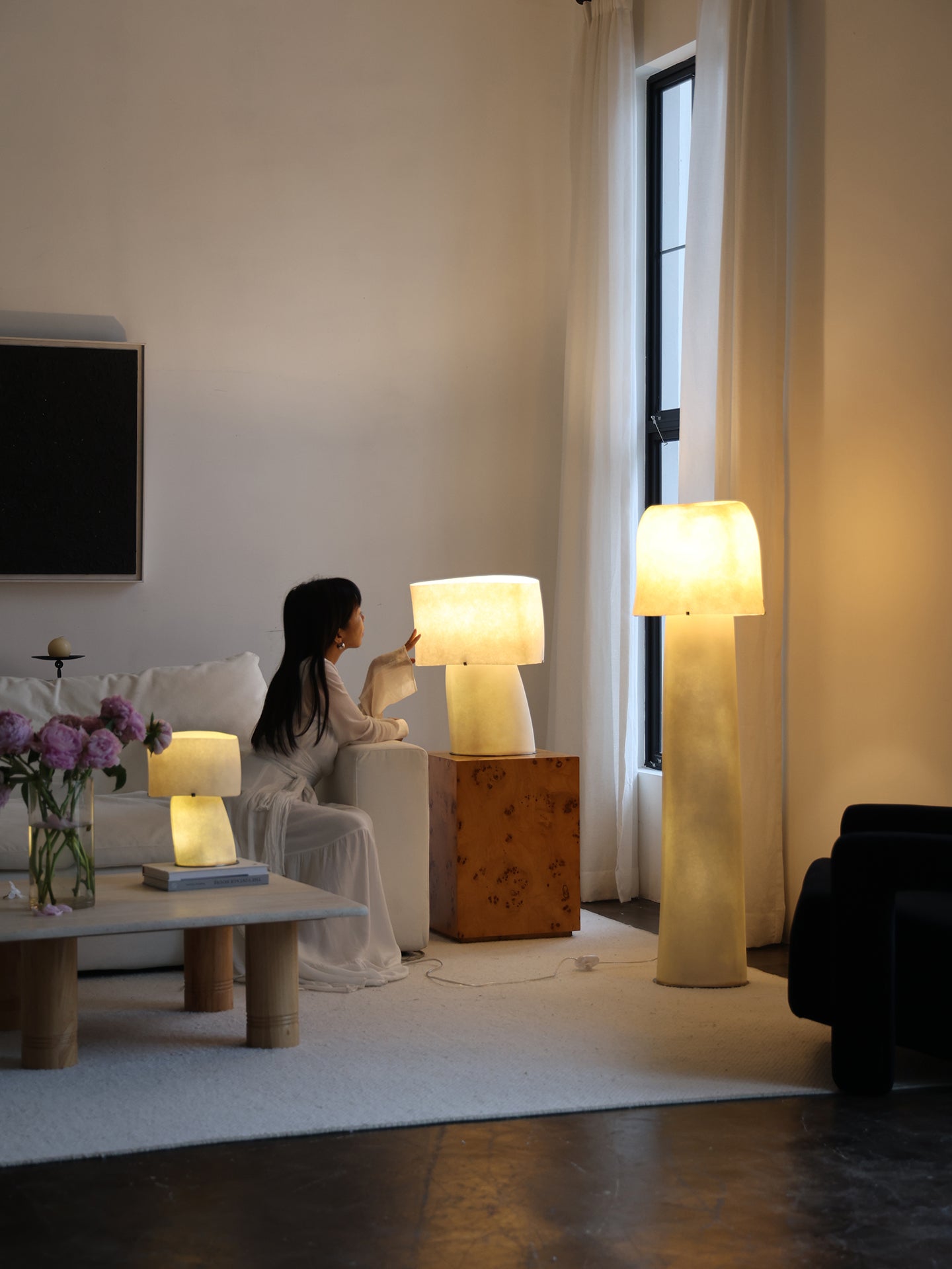 Lirvyn Table Lamp-Neutral Decor