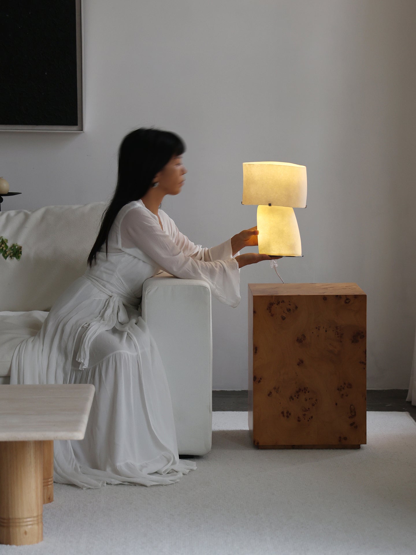Lirvyn Table Lamp-Neutral Decor