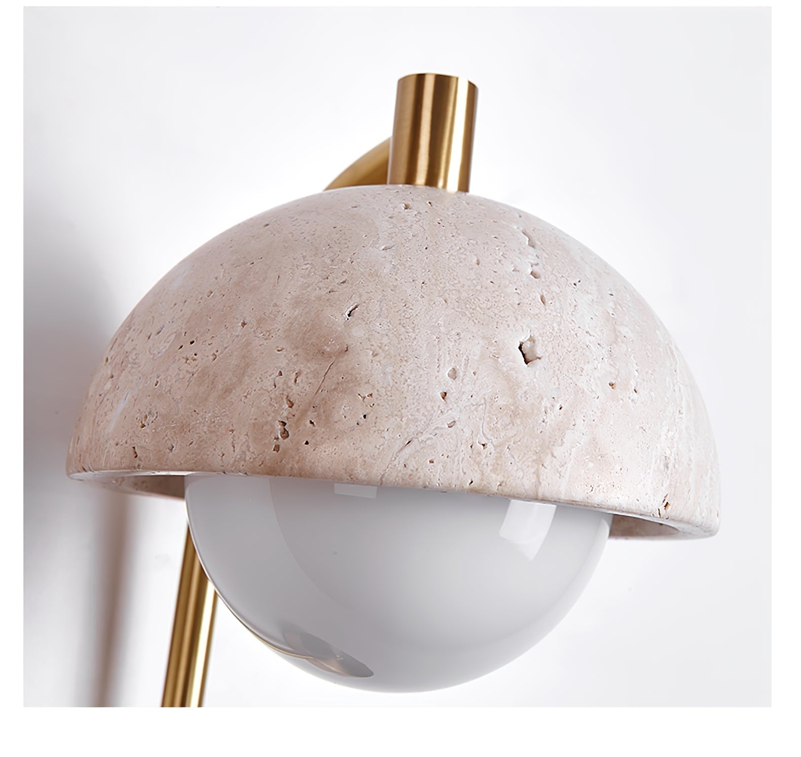 Ormaren Travertine Wall Light-Neutral Decor