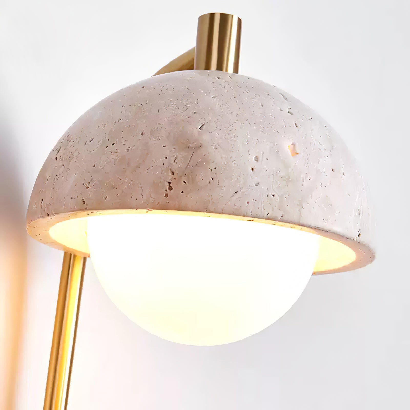 Ormaren Travertine Wall Light-Neutral Decor