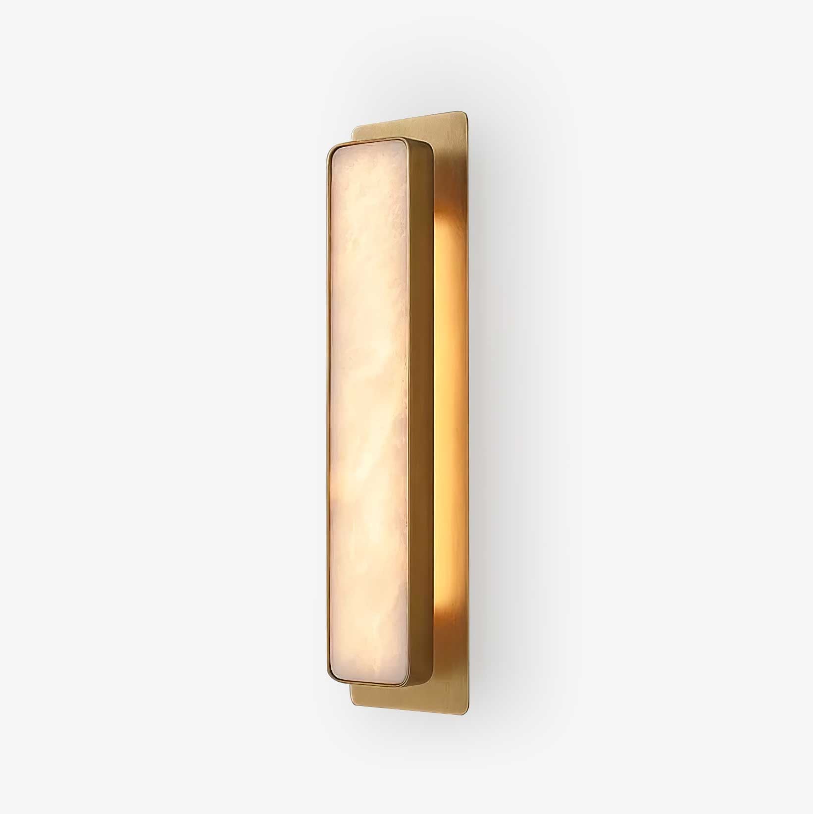 Ollore Linear Alabaster Wall Light-Neutral Decor