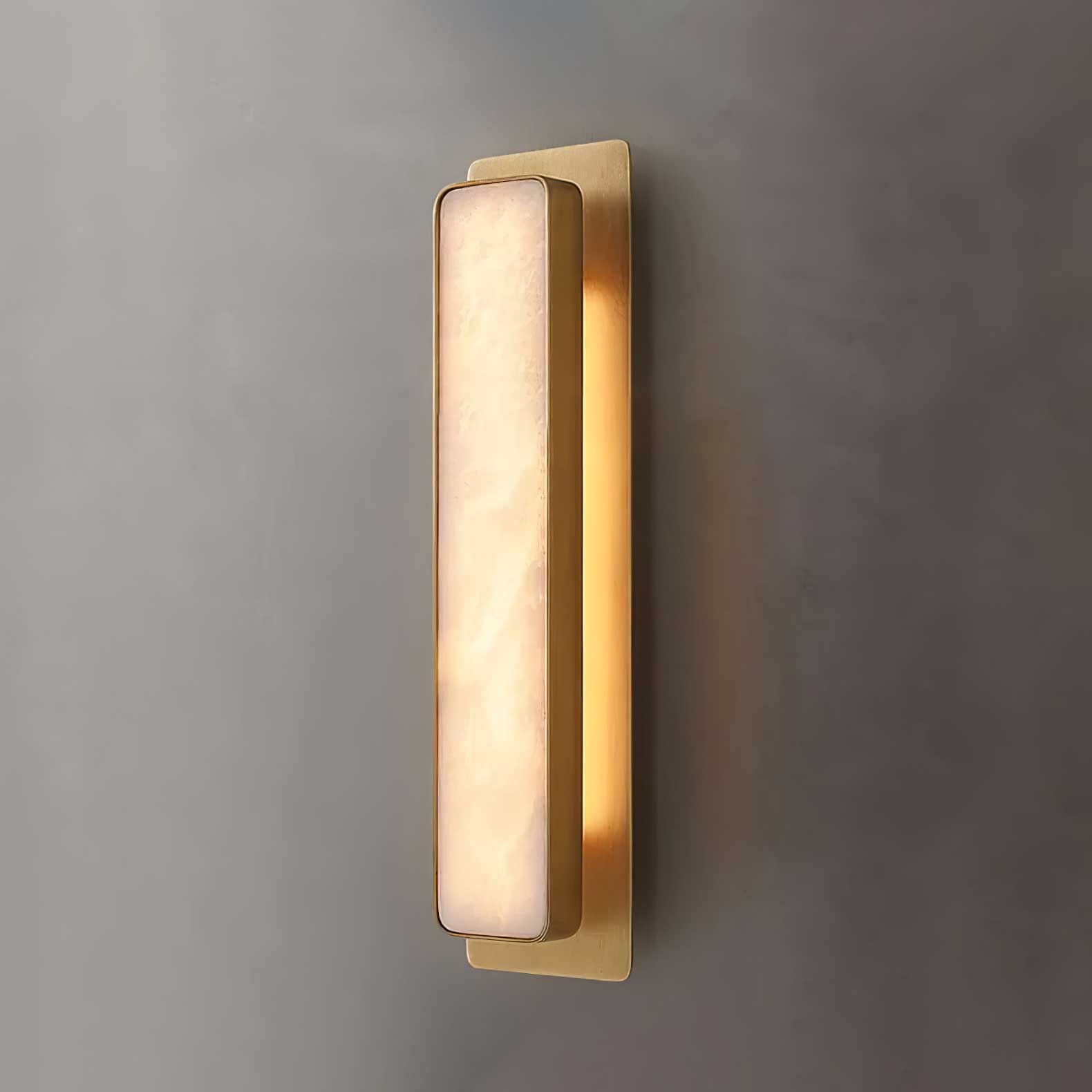 Karix Linear Alabaster Wall Light-Neutral Decor