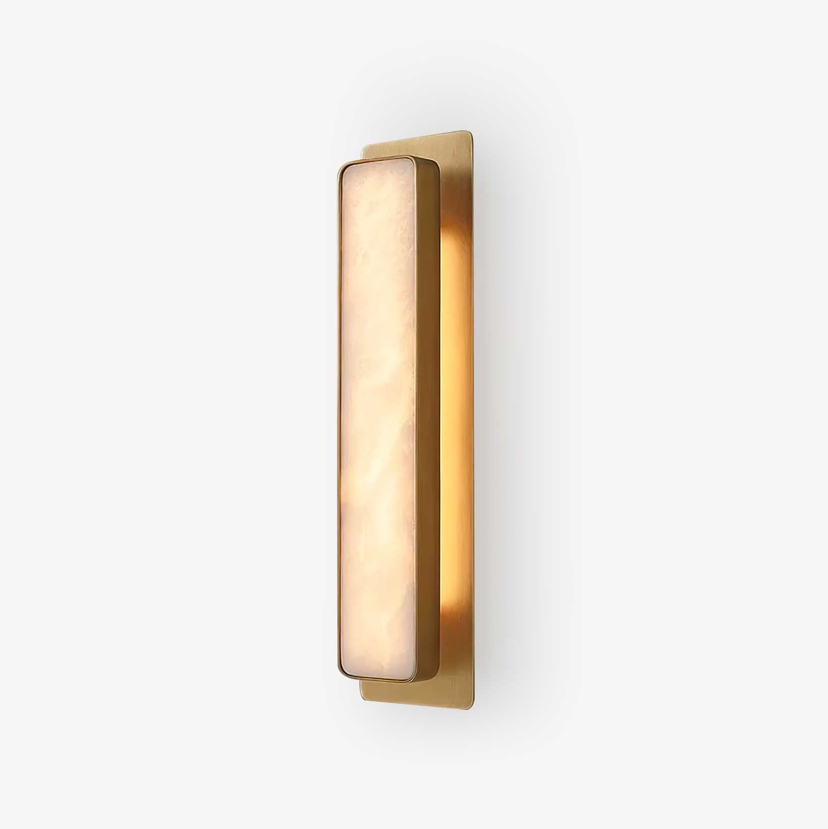 Karix Linear Alabaster Wall Light-Neutral Decor