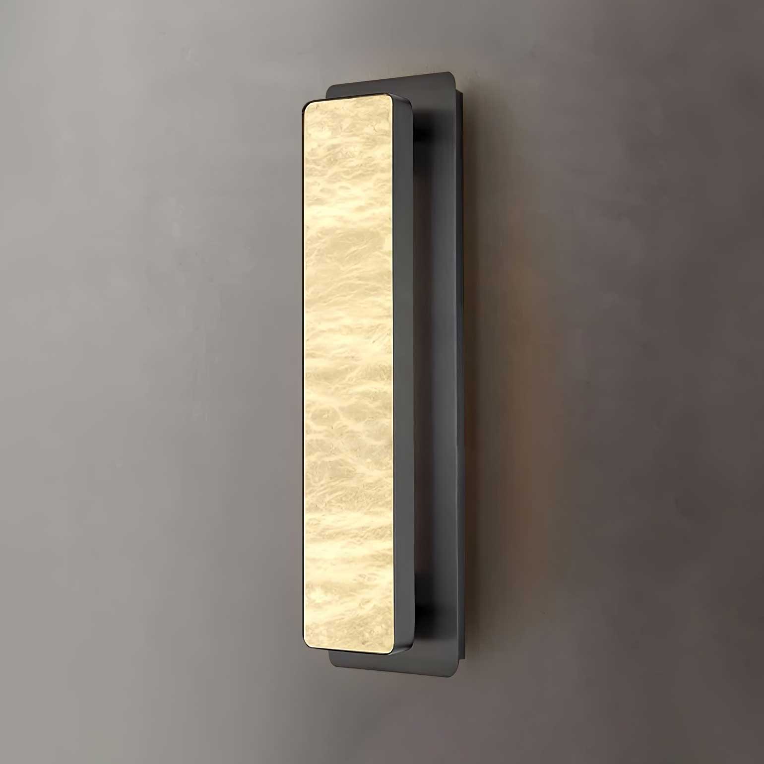 Ollore Linear Alabaster Wall Light-Neutral Decor