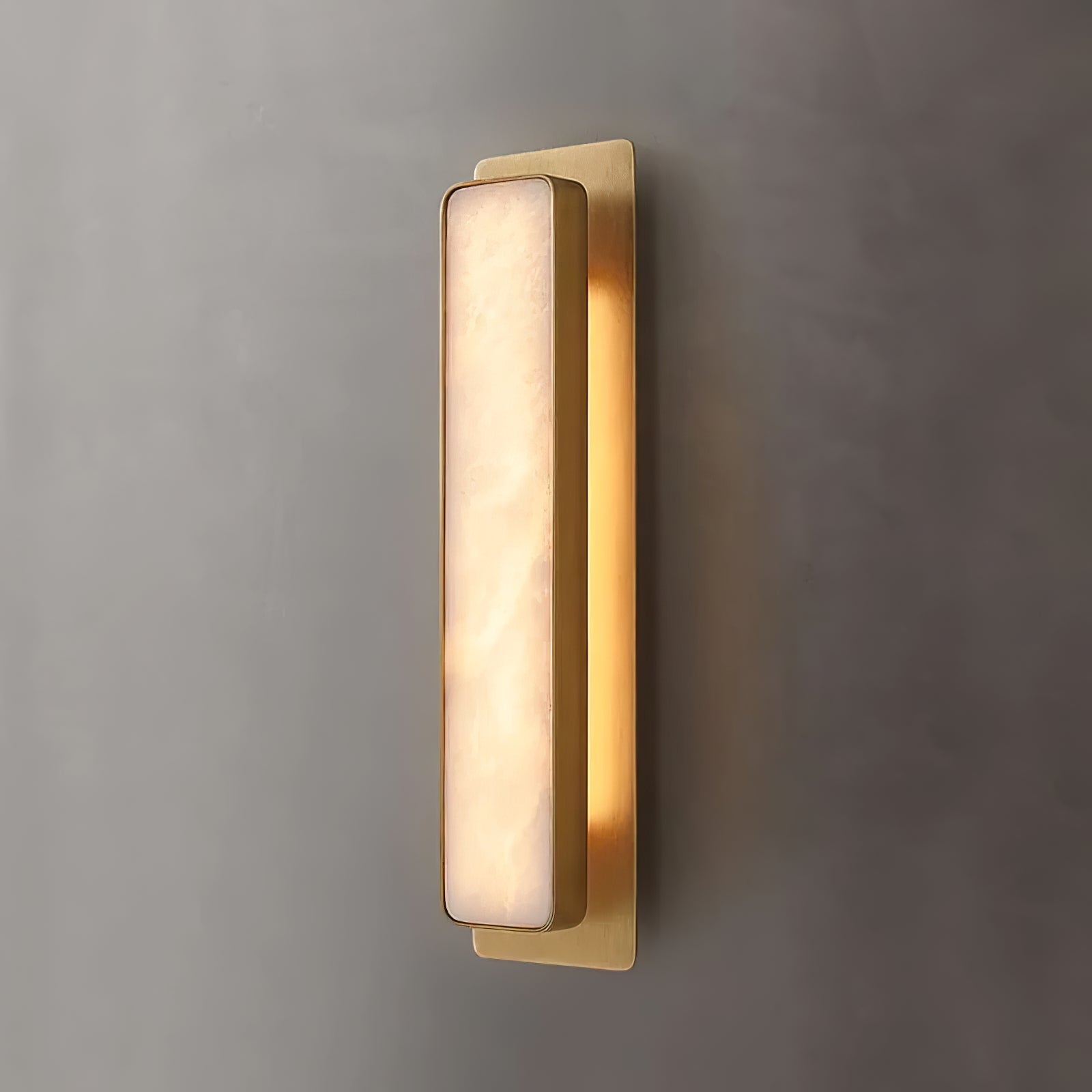 Ollore Linear Alabaster Wall Light-Neutral Decor