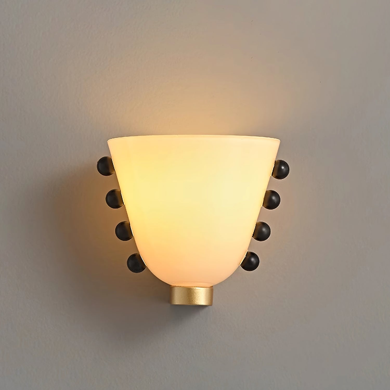 Dominic Minimalist Glass Wall Lamp-Neutral Decor